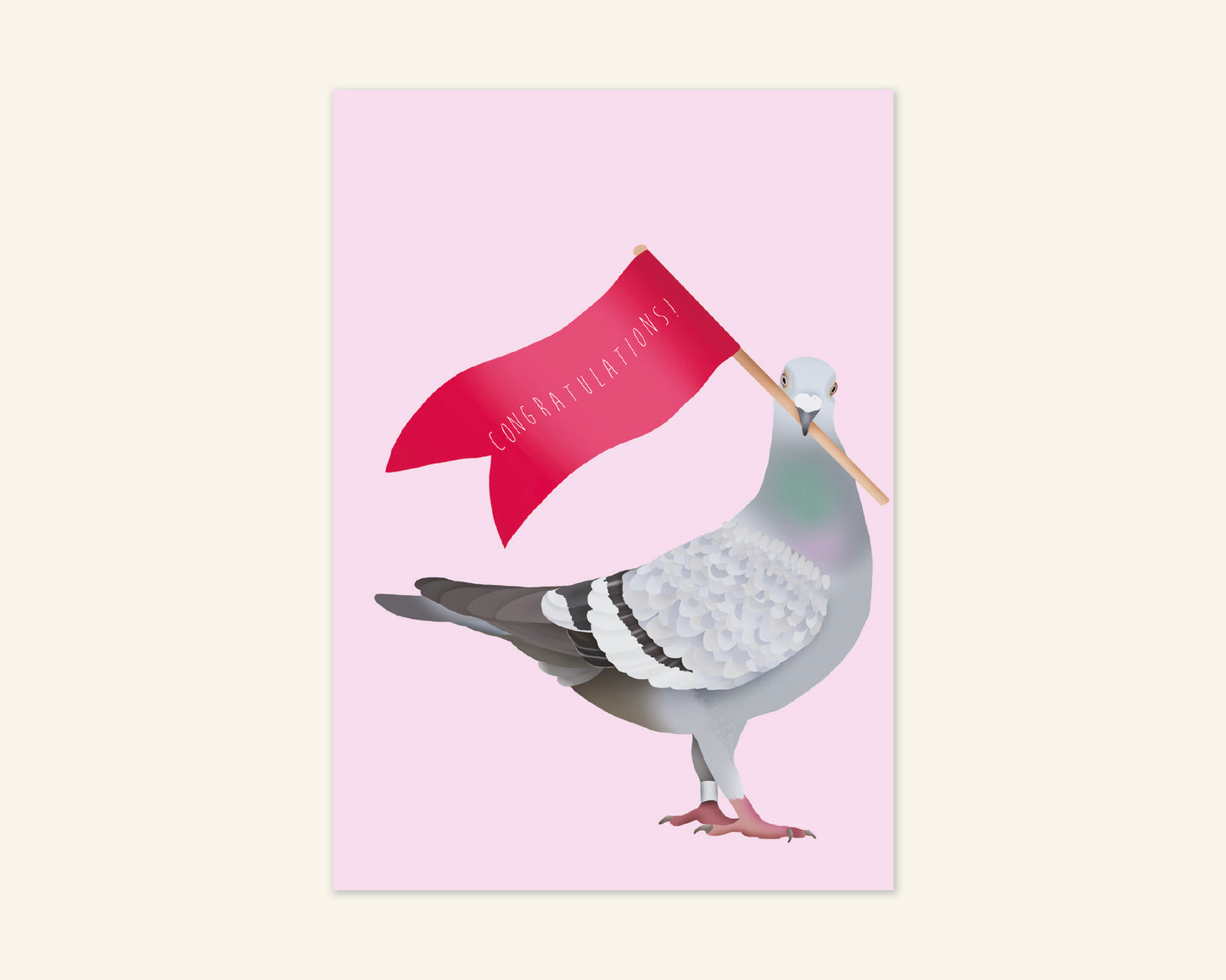Pigeon Congratulations Card