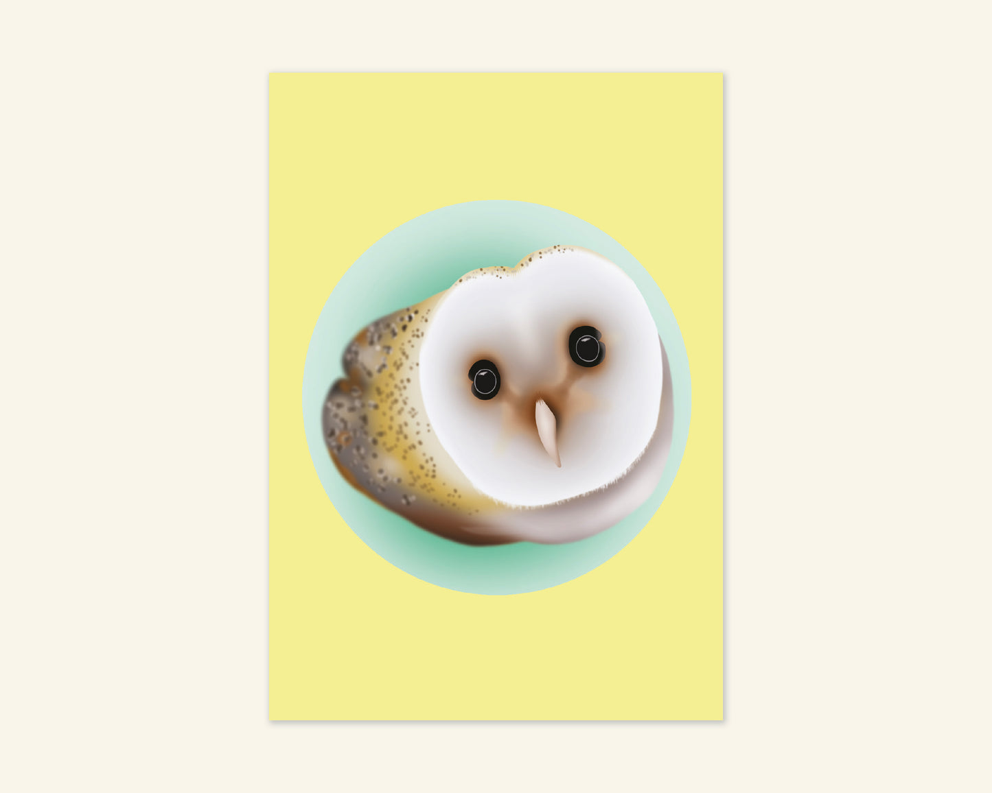 Blank Owl Card