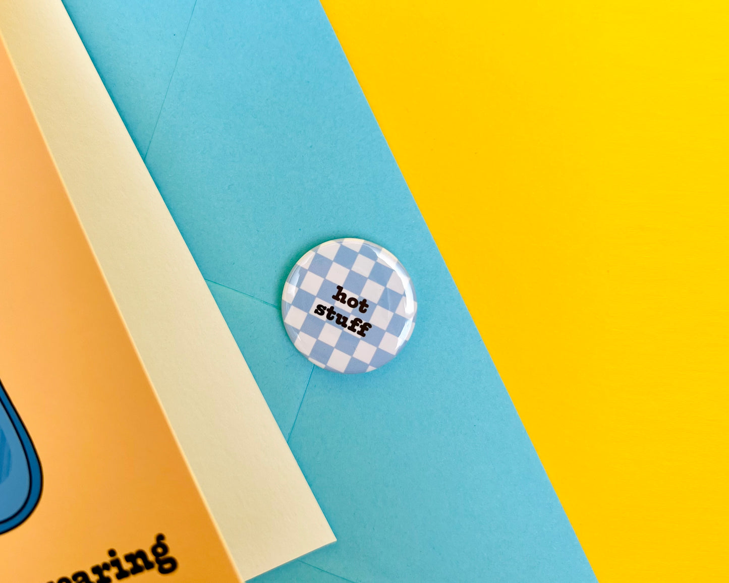 Wearing a Hot Water Bottle Era A6 Birthday Card With Badge