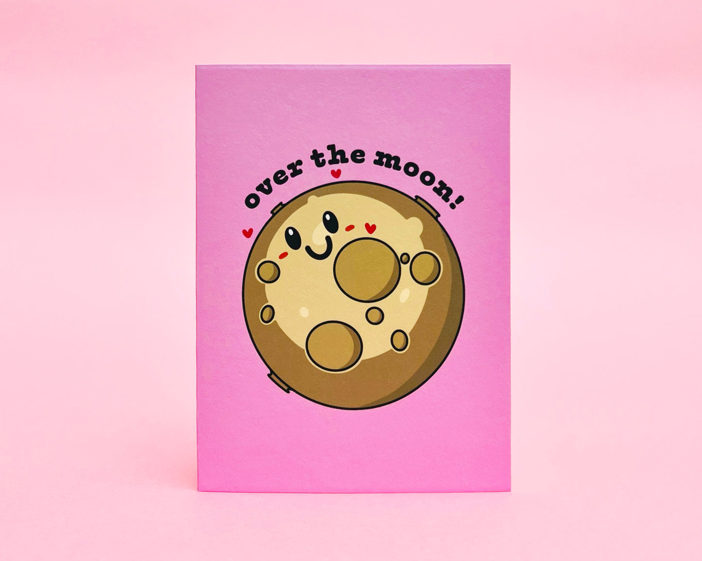 Over The Moon Tiny Card