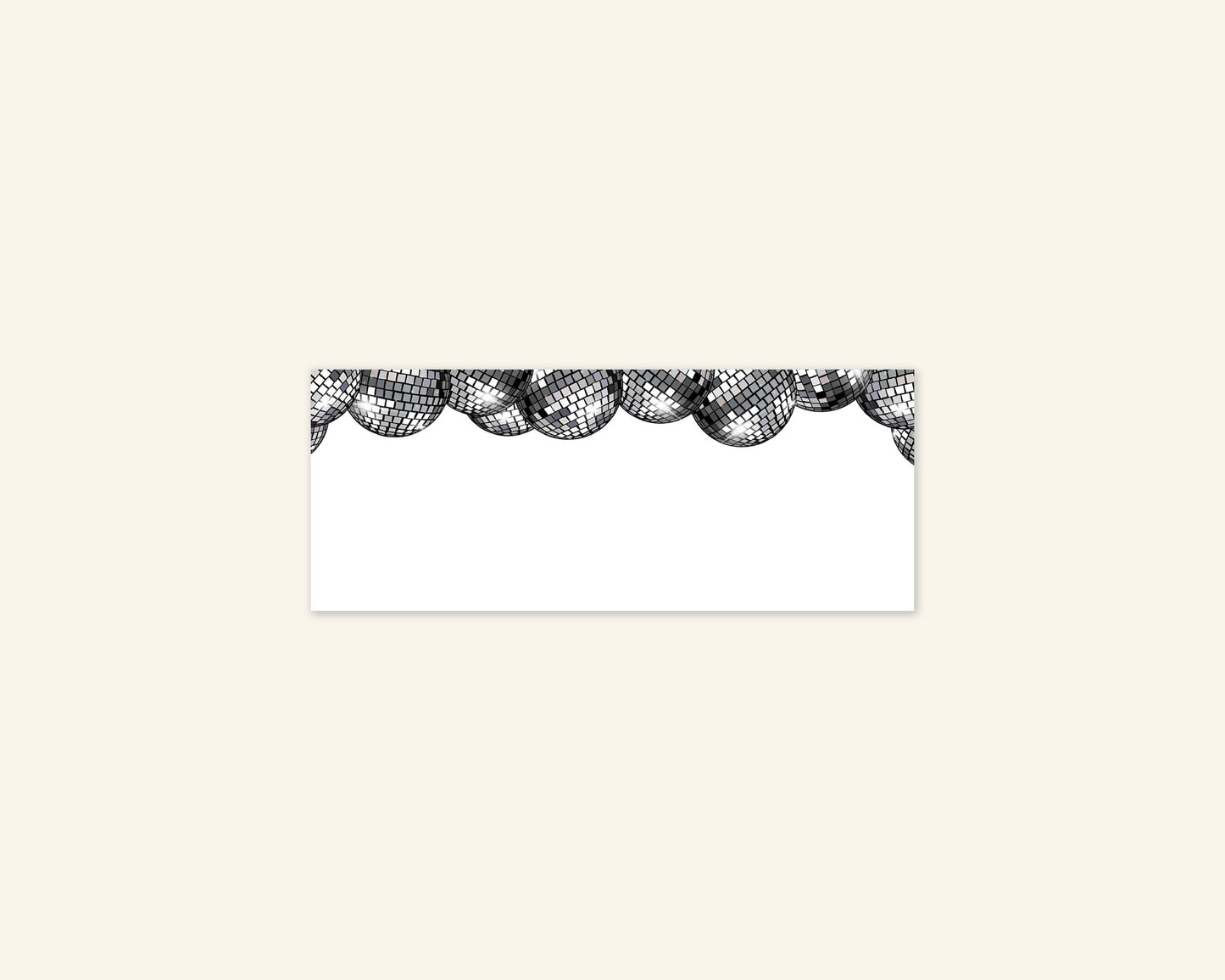 Pack of 20 Disco Dinosaur Place Cards
