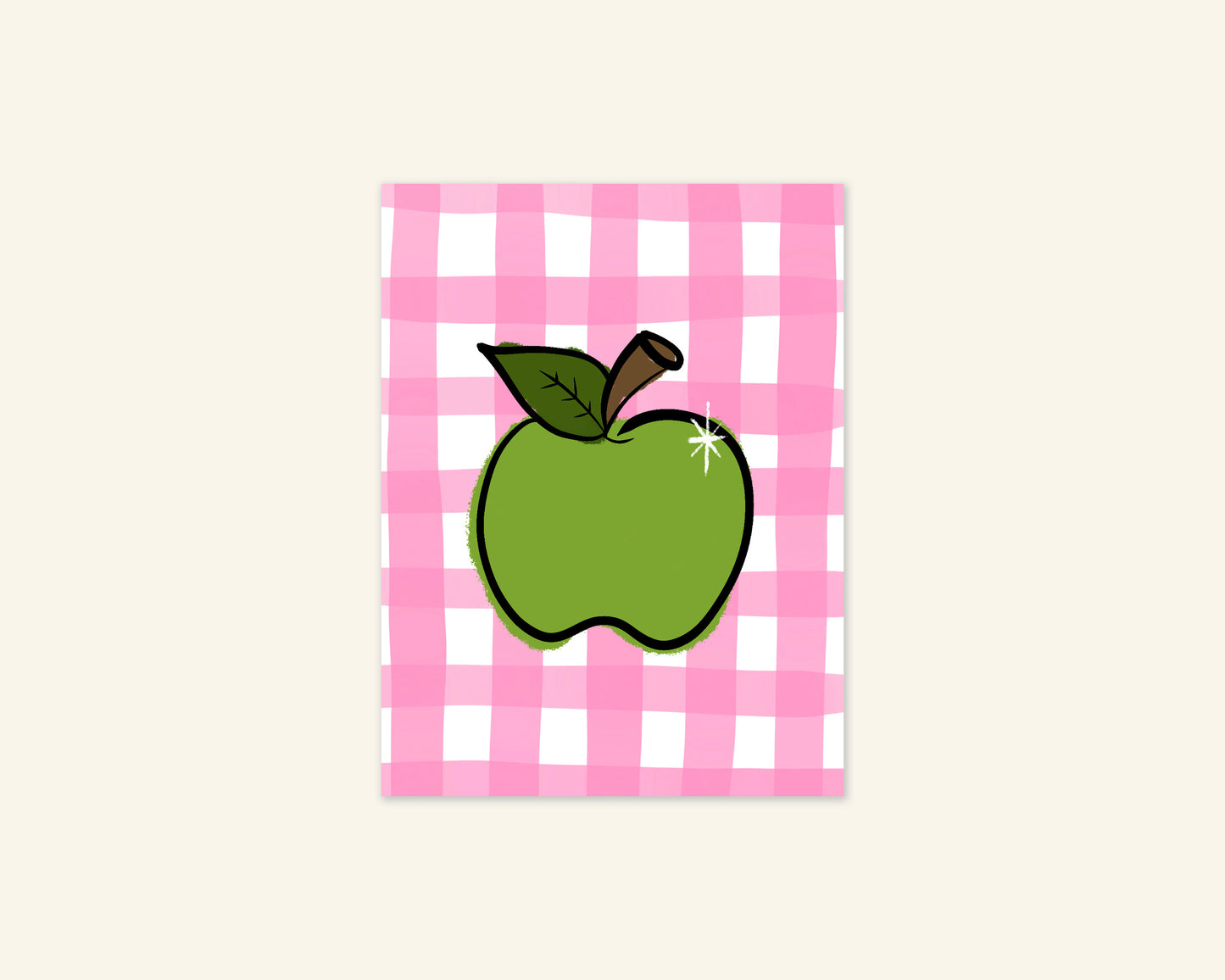 Apple Unframed Art Print