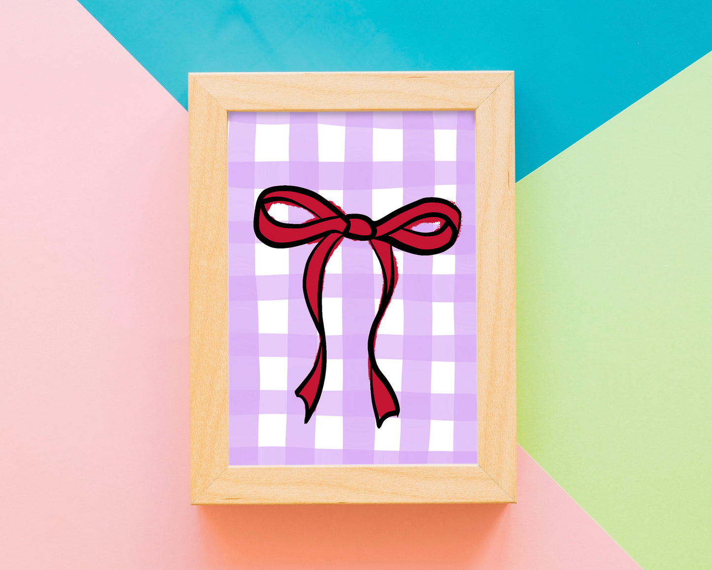 Bow Unframed Art Print