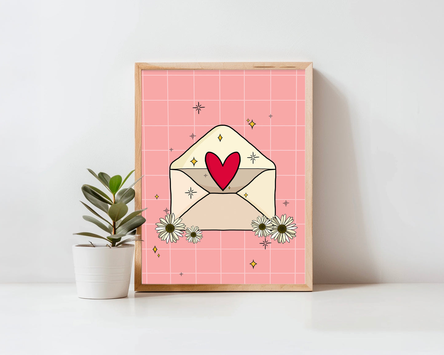 Love Letter A5 Unframed Print