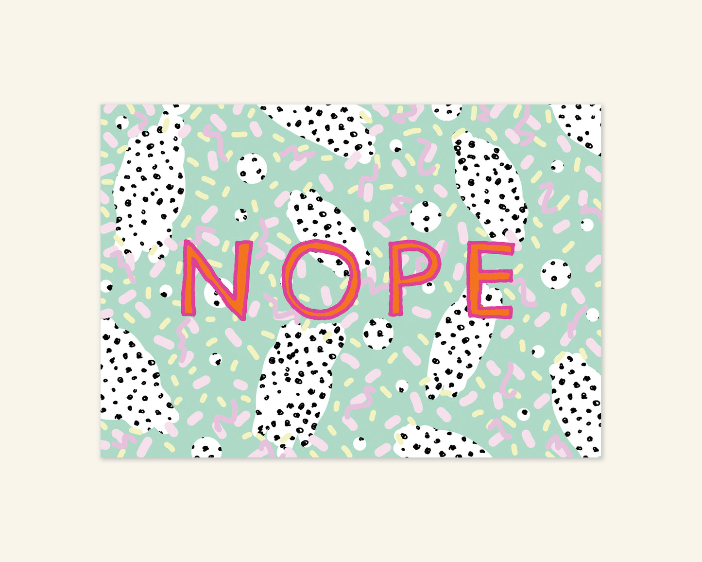 Nope A5 Unframed Print