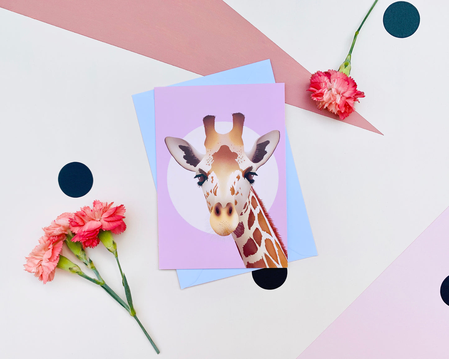 Blank Giraffe Card