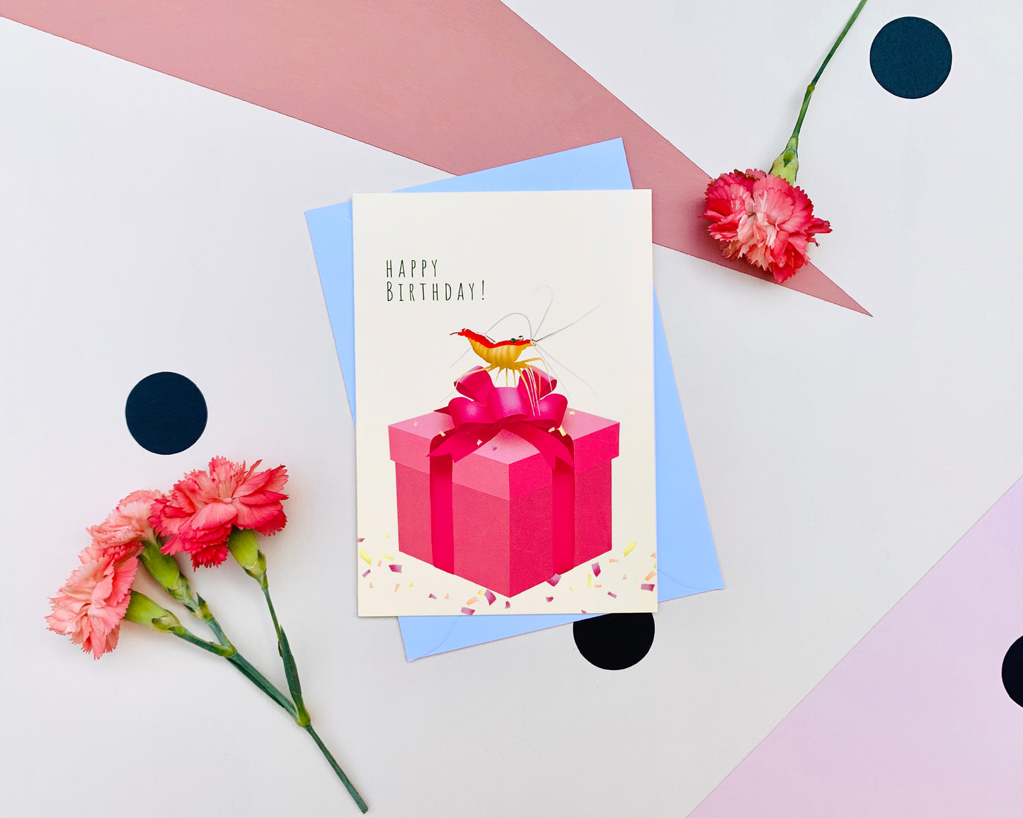Shrimp Happy Birthday Card