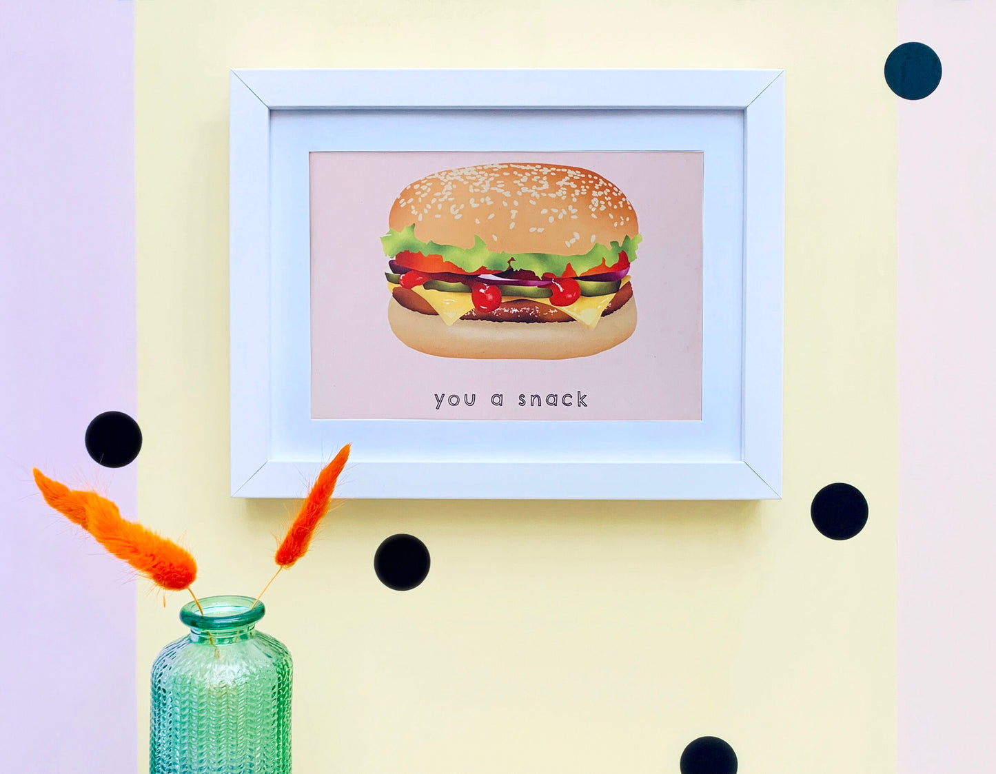 SECONDS (less than perfect) - You a Snack A5 Unframed Print