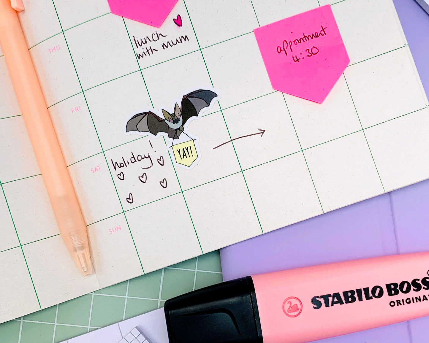Swarm of Bat Stickers