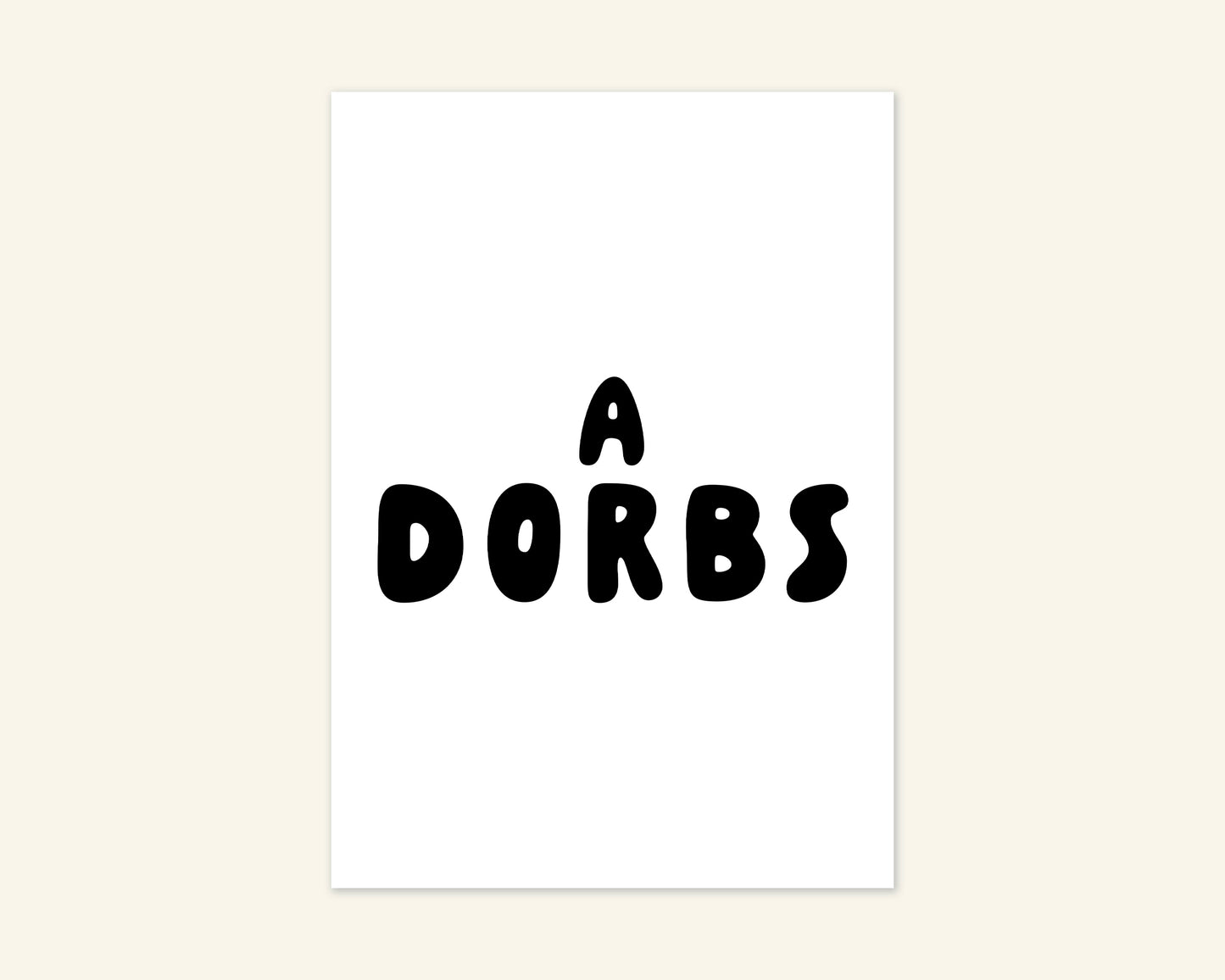 Adorbs Unframed Art Print