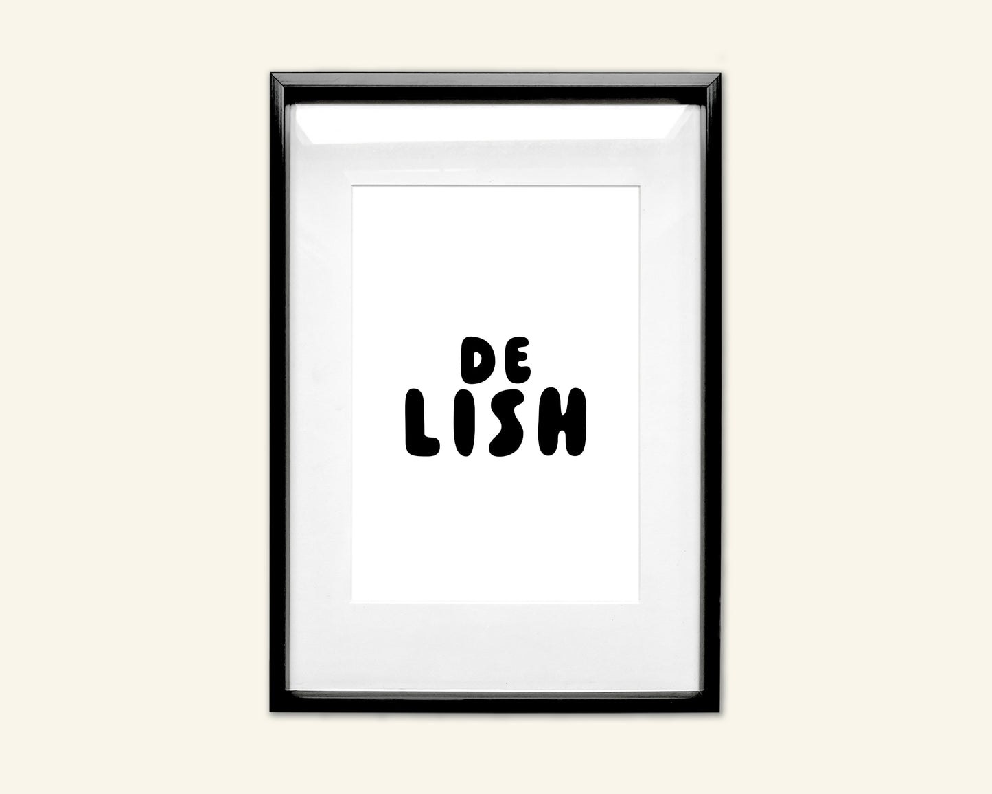 Delish Unframed Art Print