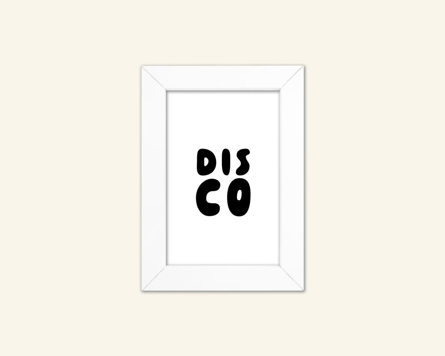 Disco Unframed Art Print