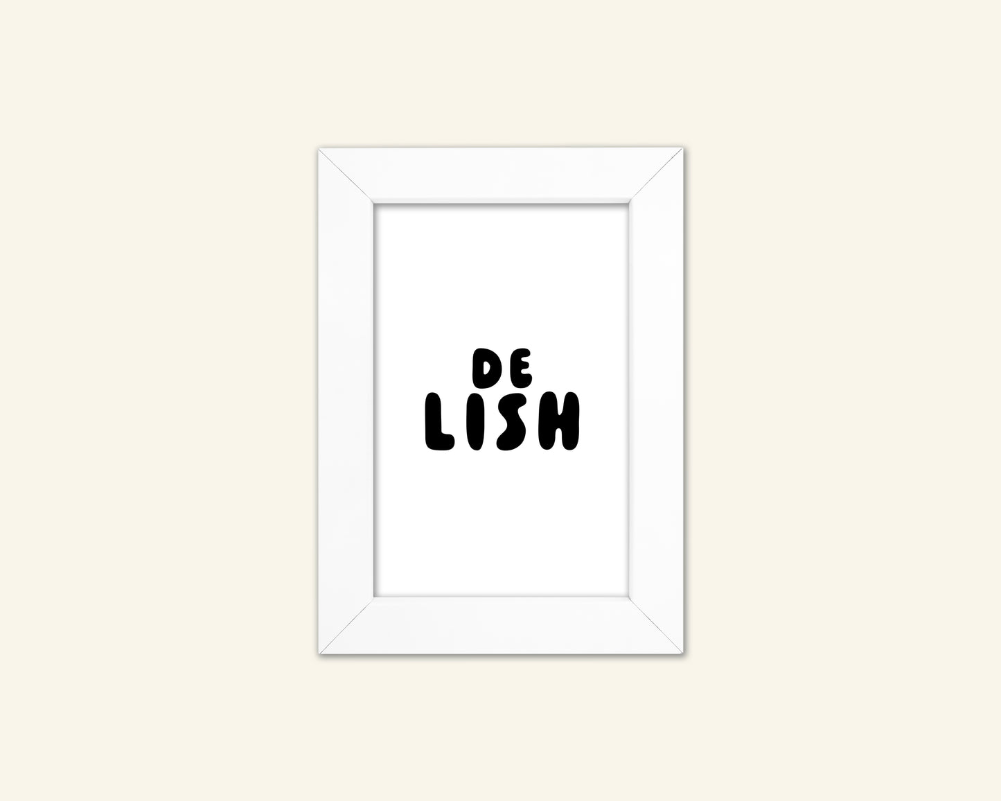 Delish Unframed Art Print