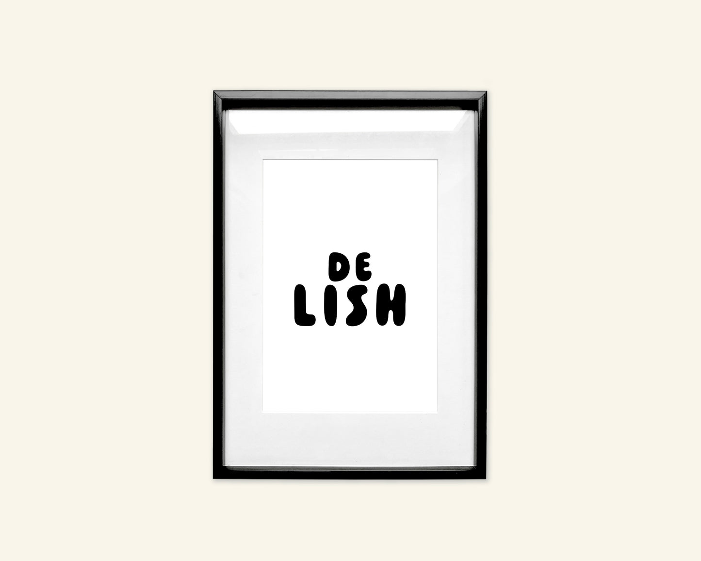 Delish Unframed Art Print