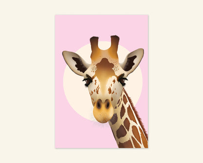 Blank Giraffe Card