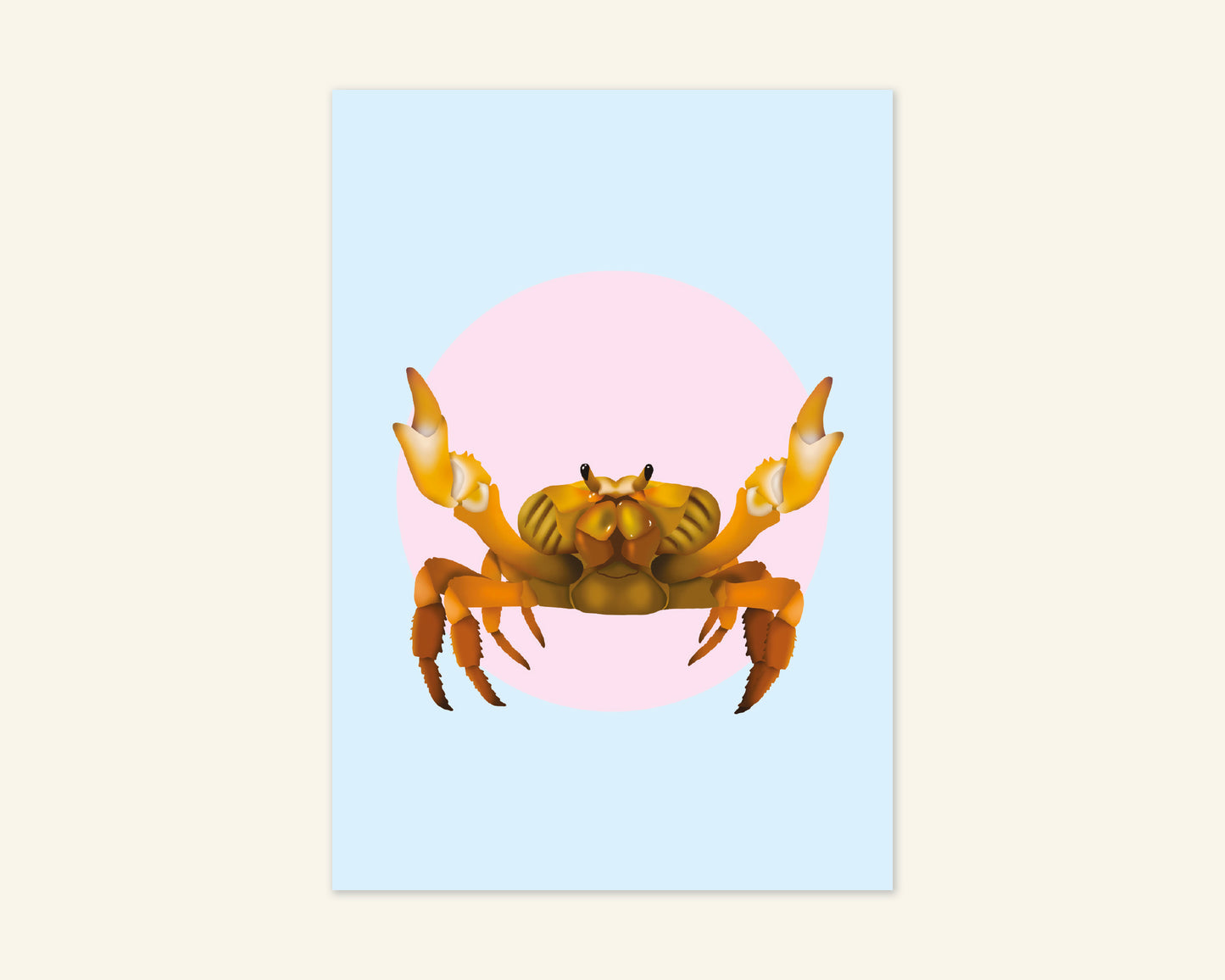 Blank Crab Celebration Card