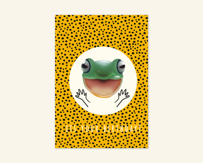 Frog It's Your Birthday Card