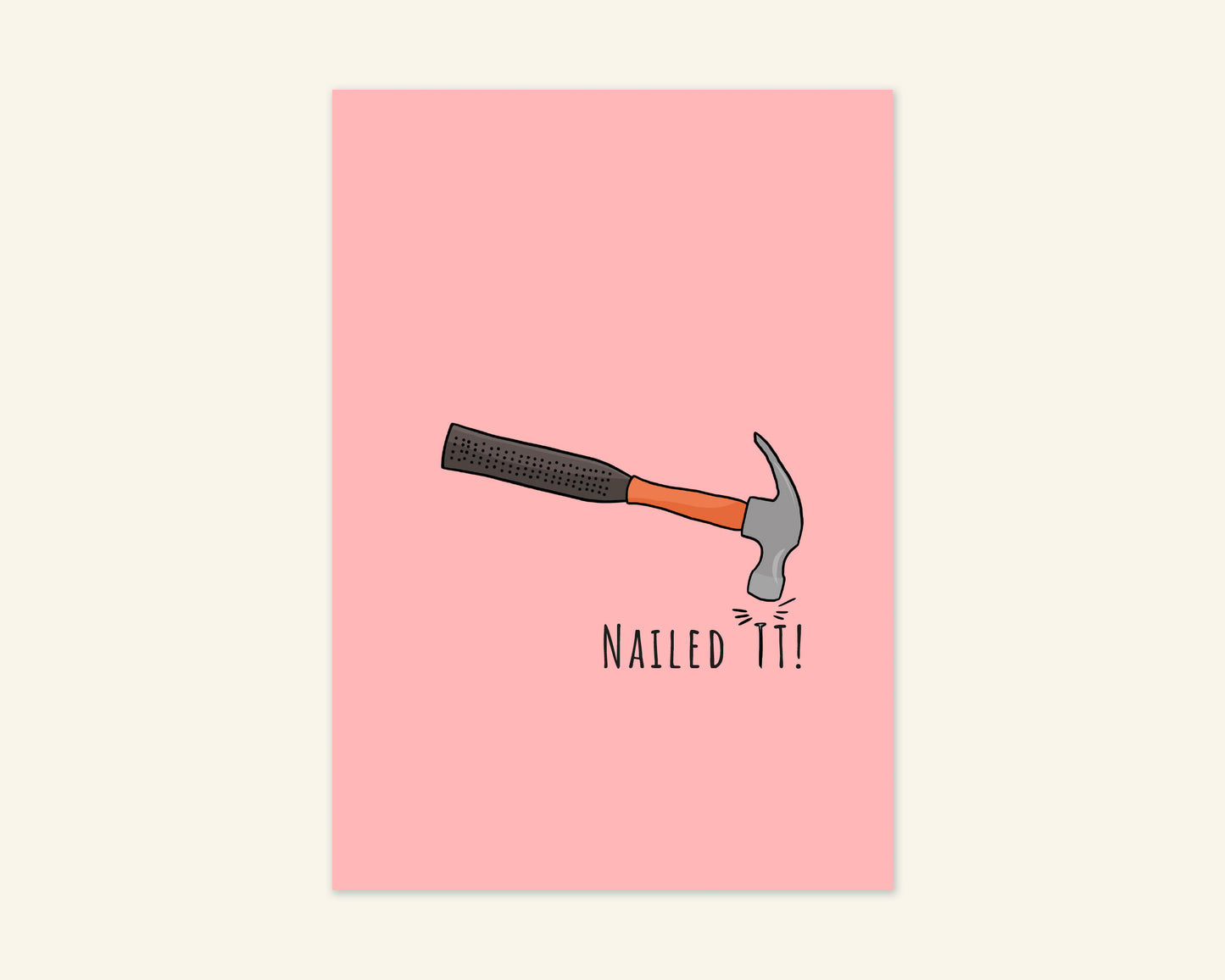 Nailed It Well Done Card