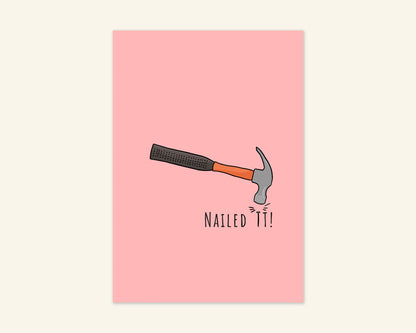 Nailed It Well Done Card