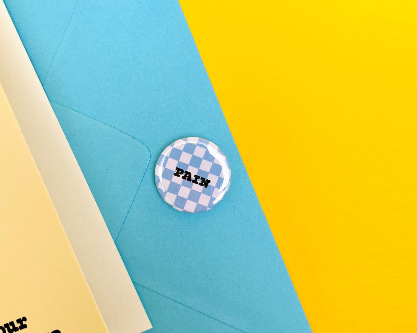 Everything Hurts Era A6 Birthday Card With Badge