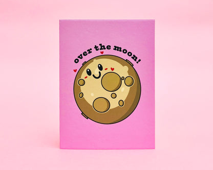 Over The Moon Tiny Card