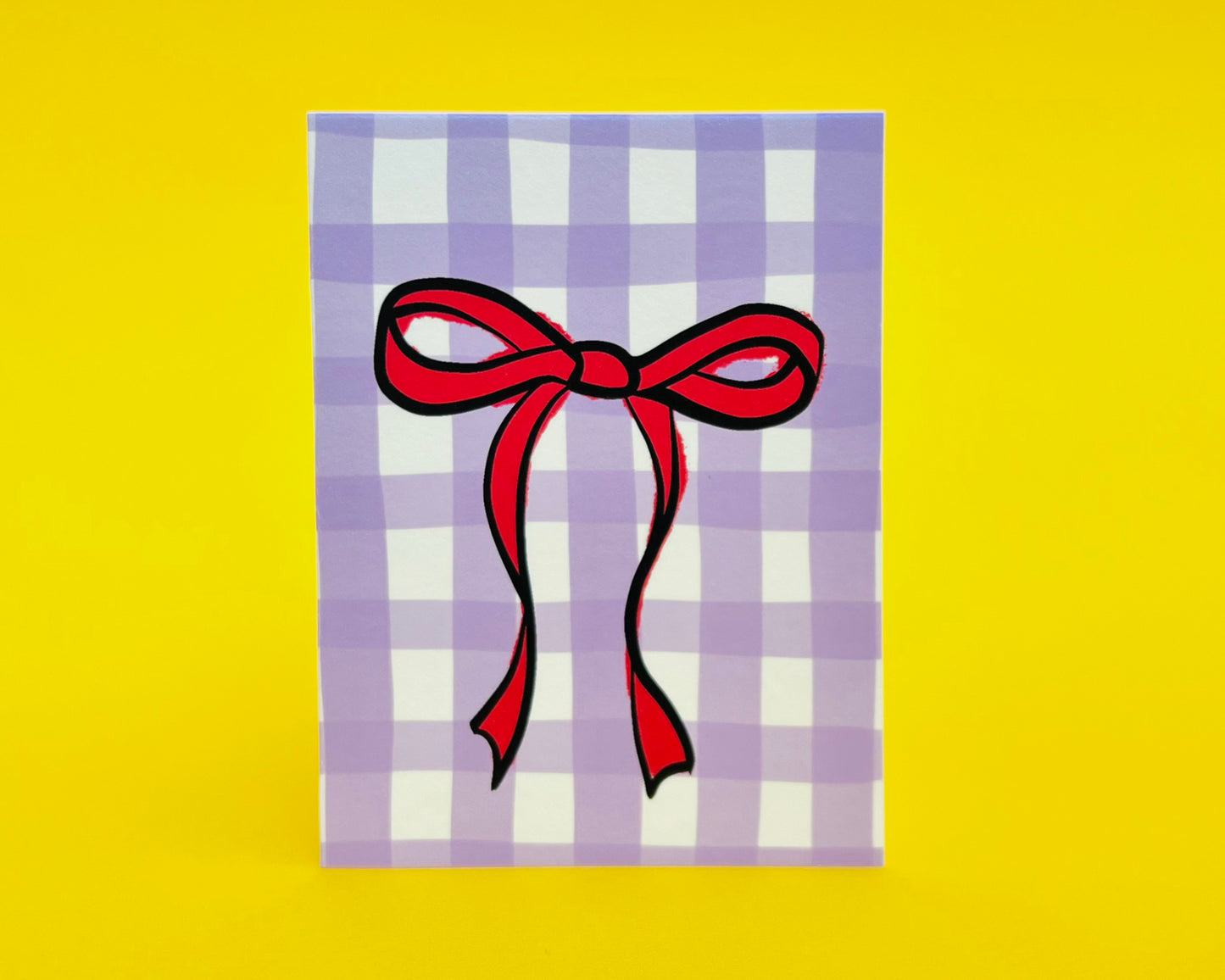 Blank Bow Tiny Art Card