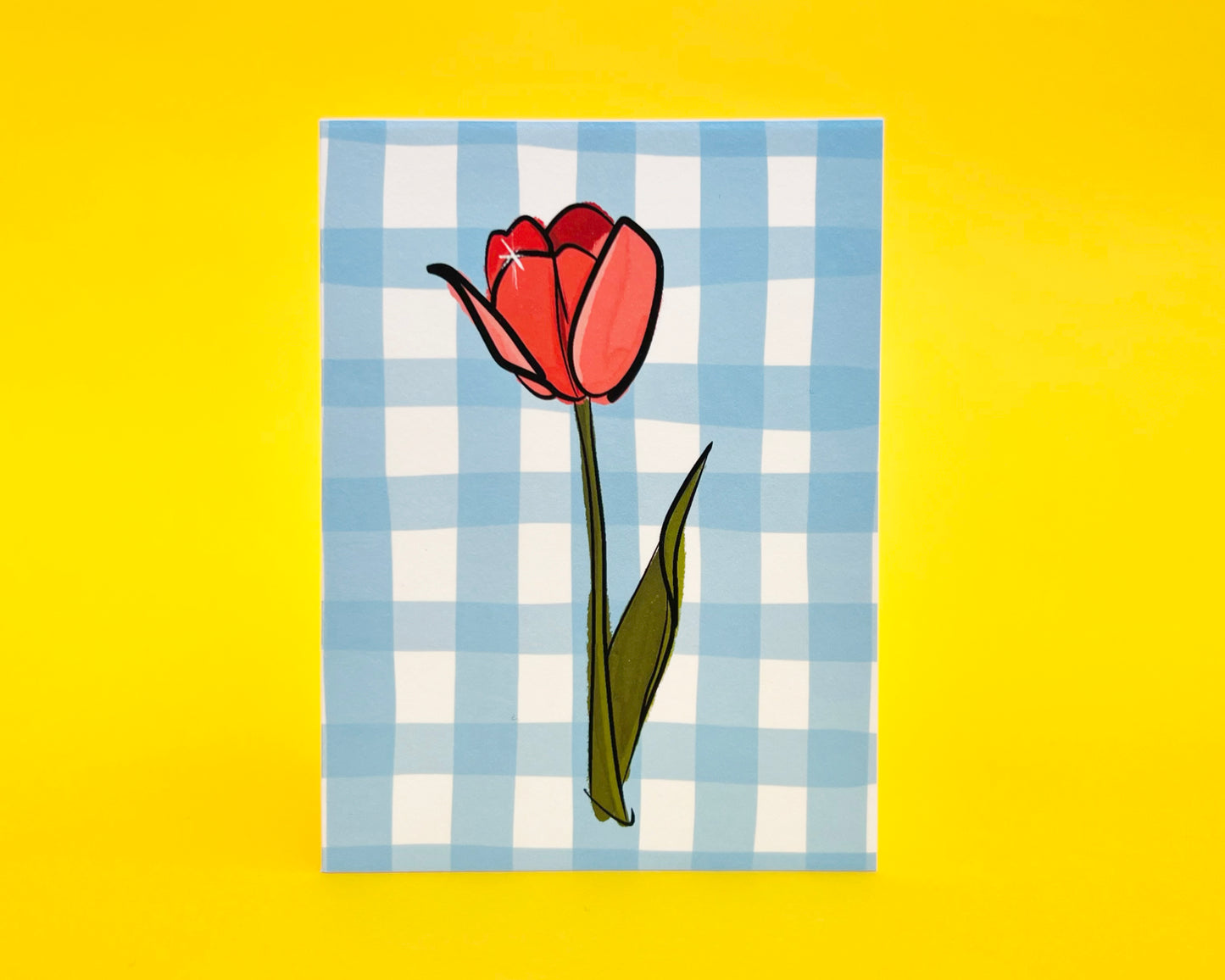 Blank Flower Tiny Art Card