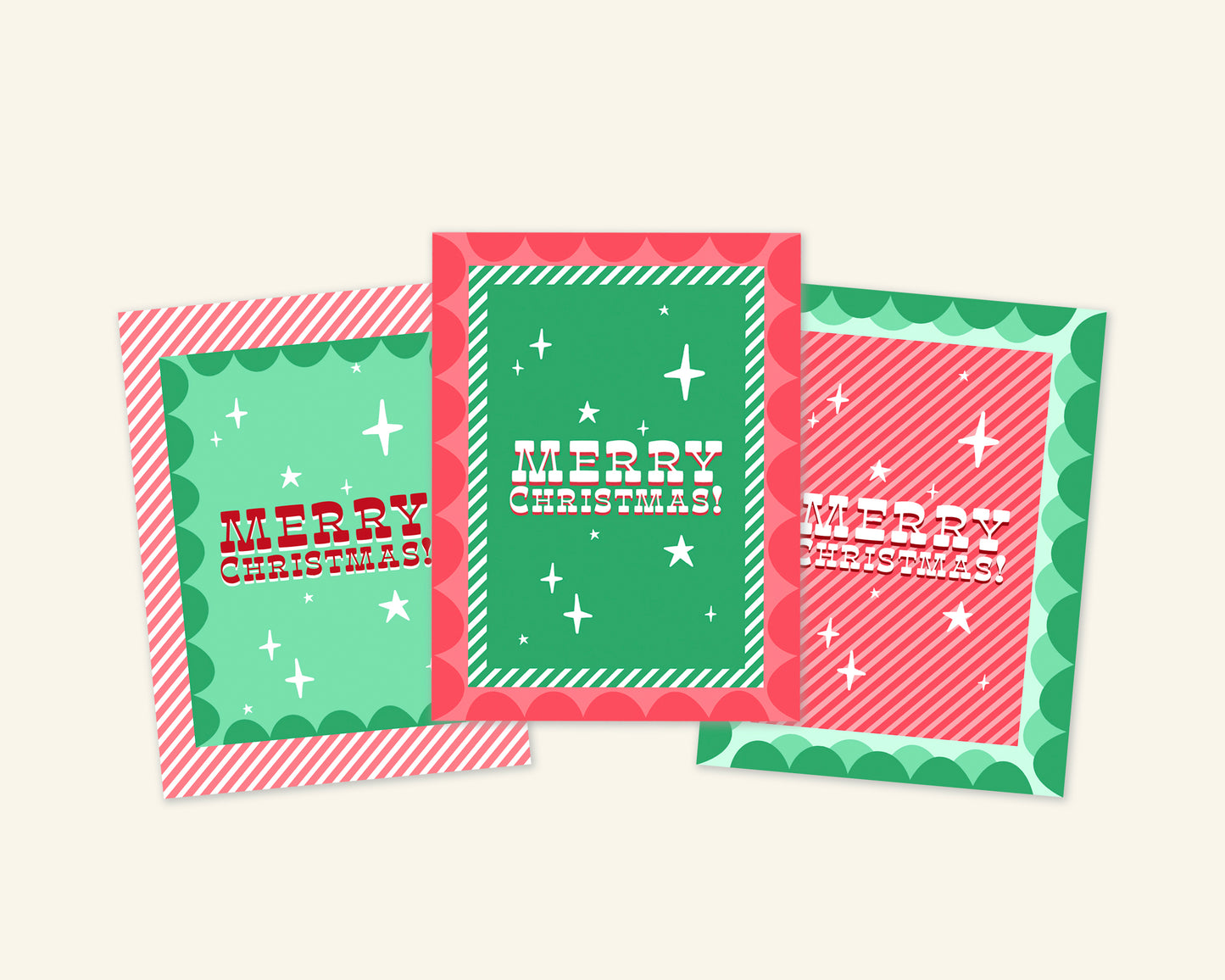 Geo Tiny Christmas Card Bundle