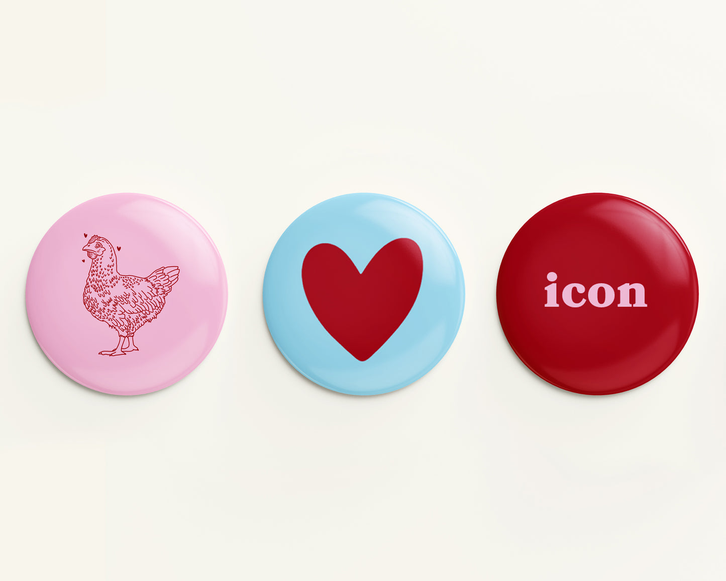 Hen Do Set of Three 25mm Badges