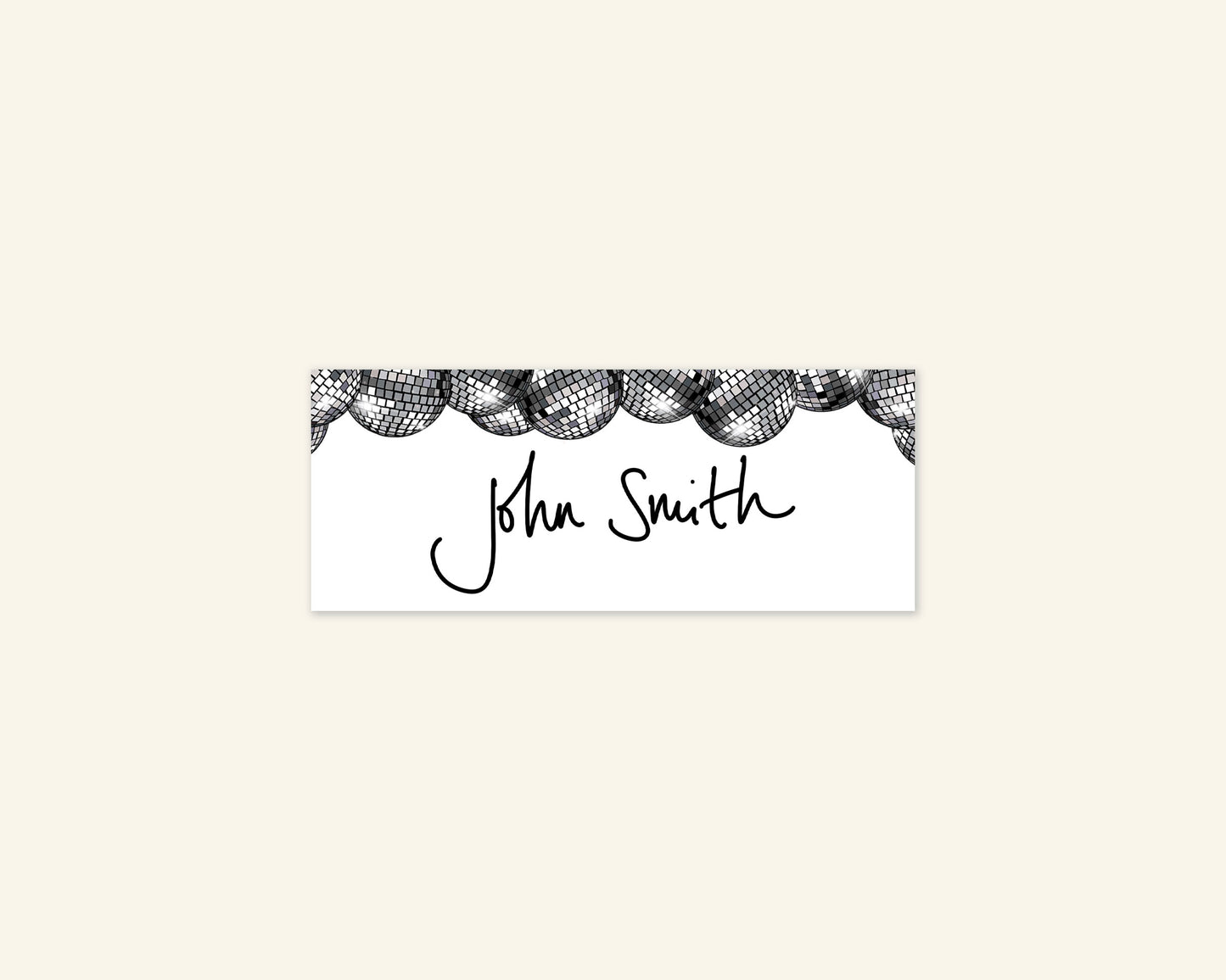 Pack of 20 Disco Dinosaur Place Cards