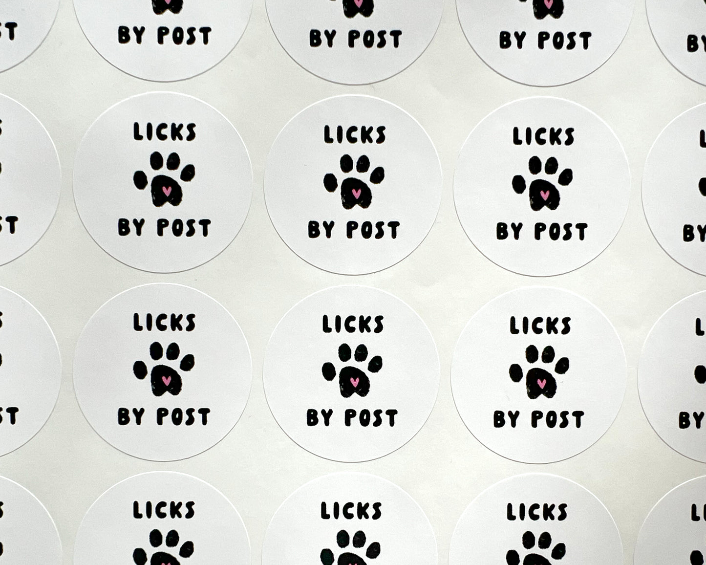 Licks By Post Envelope Seal Stickers