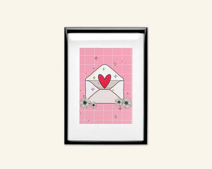 Love Letter A5 Unframed Print