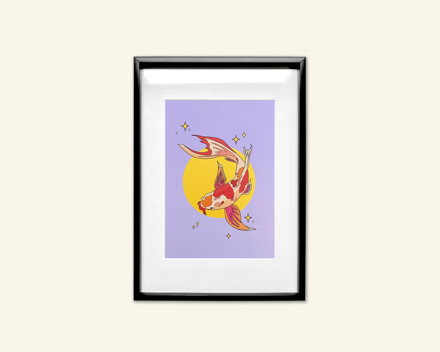 SECONDS (less than perfect) - Magical Koi A5 Unframed Print