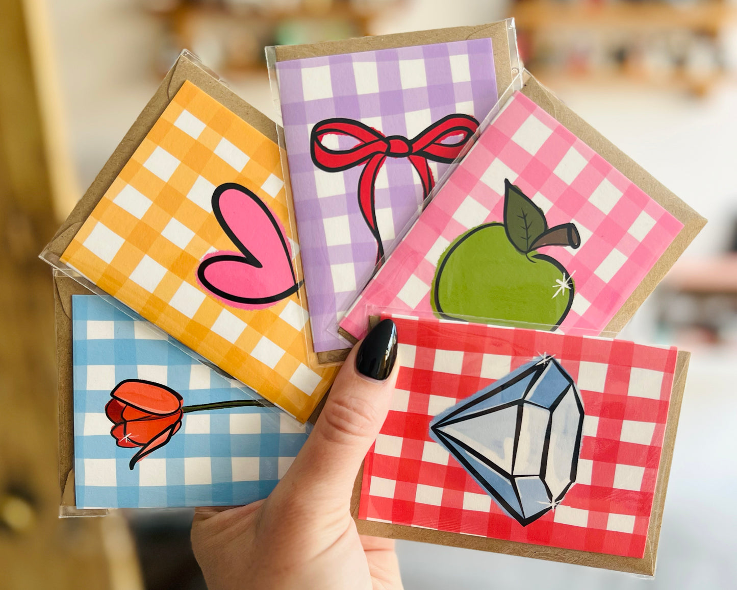 Blank Heart Tiny Art Card