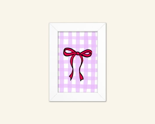 Bow Unframed Art Print