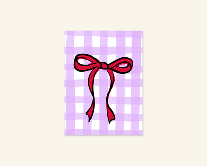 Bow Unframed Art Print