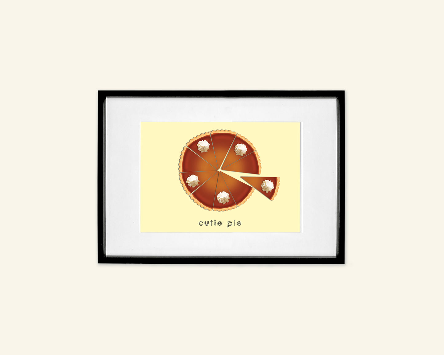 SECONDS (less than perfect) - Cutie Pie A5 Unframed Print