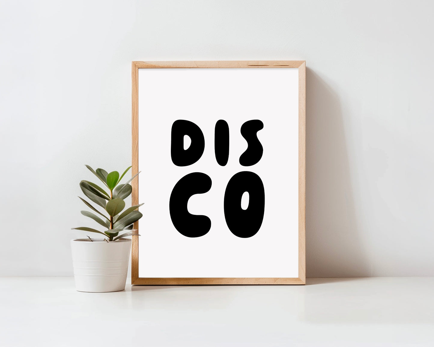 Disco Unframed Art Print