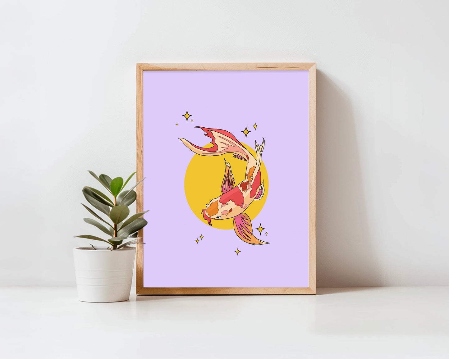 Magical Koi A5 Unframed Print