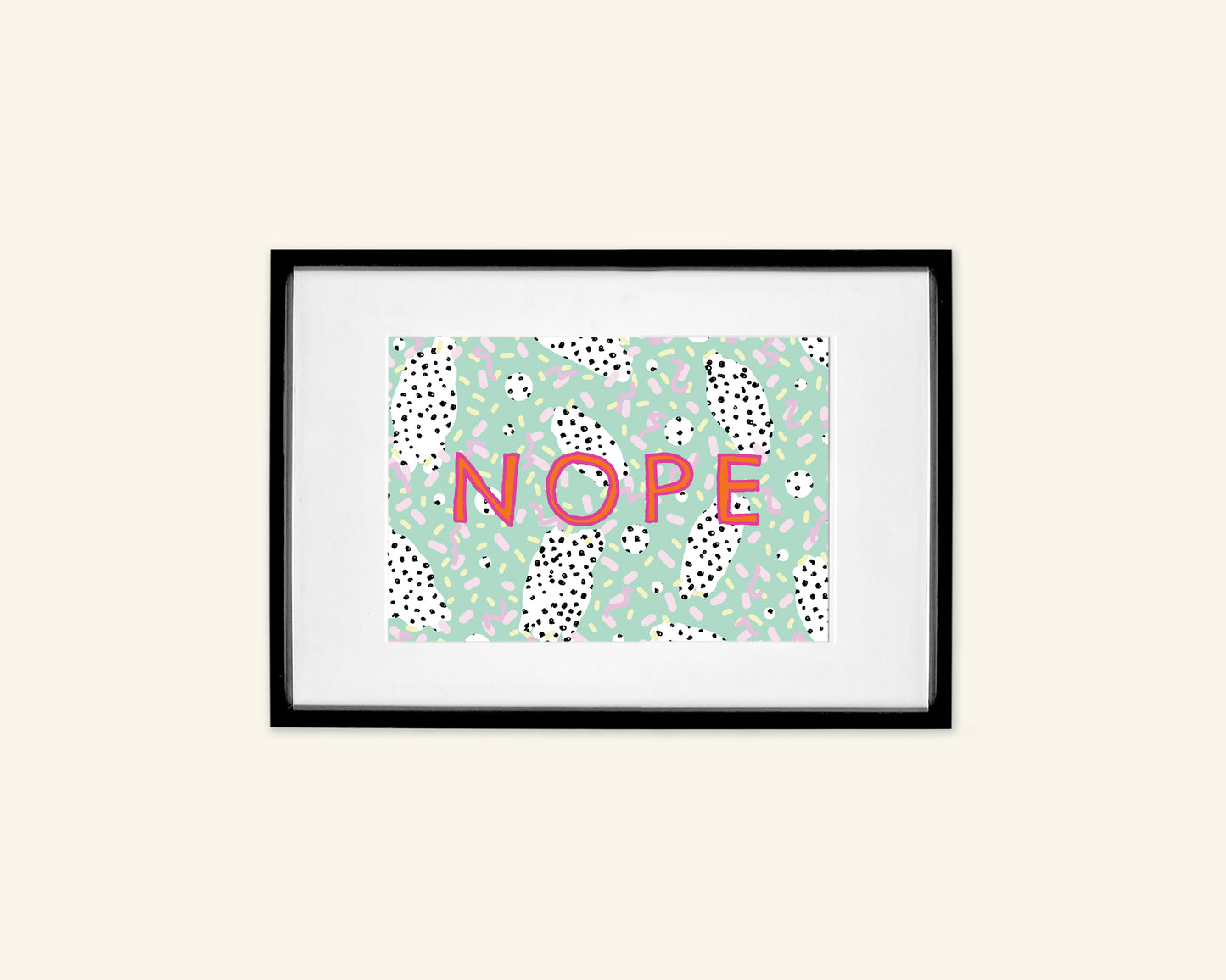 Set of 3 Unframed Illustrated A5 Text Prints