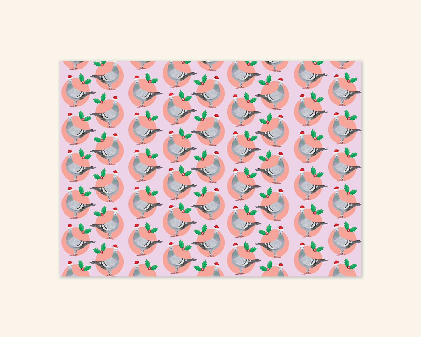 Bundle of 3 Christmas Pidgey Gift Wrap Sheets