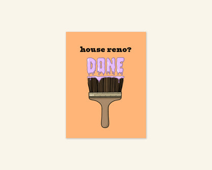 House Reno Done Tiny Card