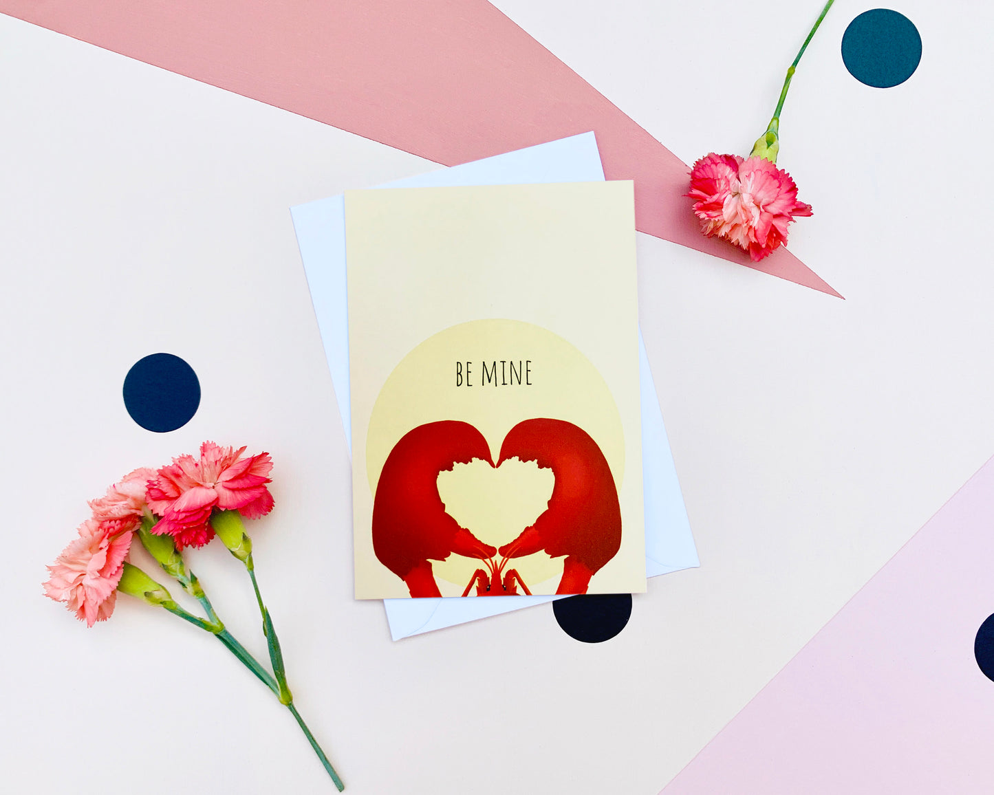 Be Mine Lobster Valentines Day Card