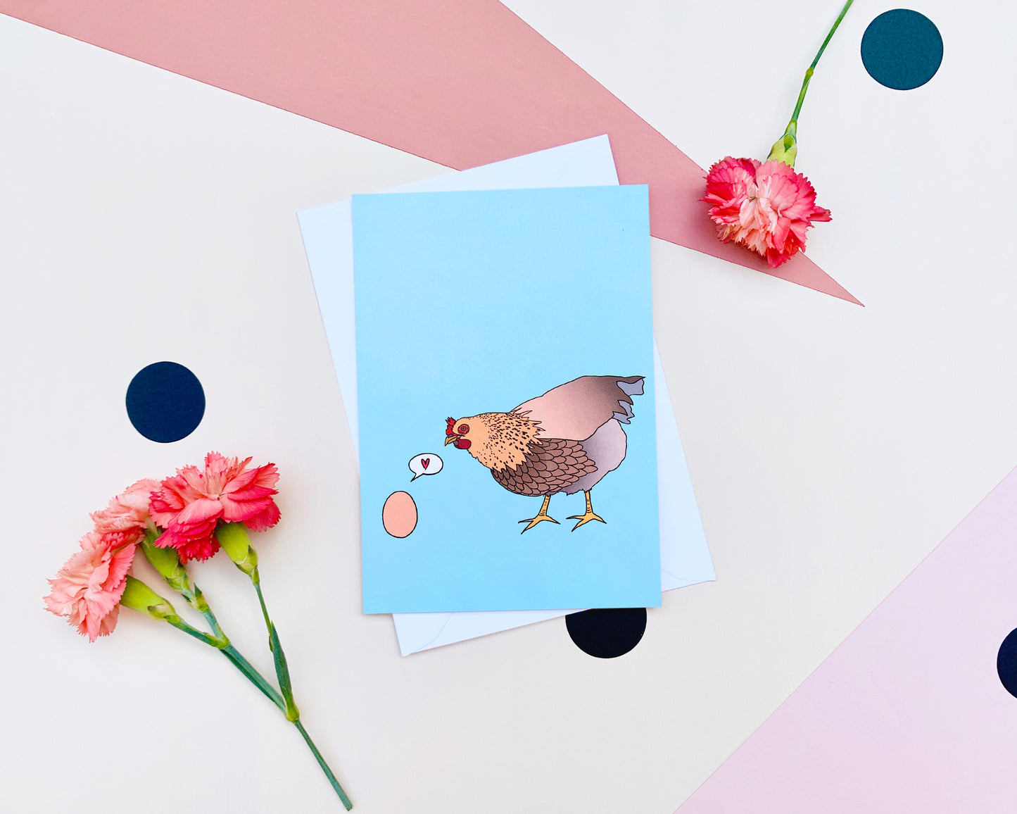 Blank Chicken And Egg Card