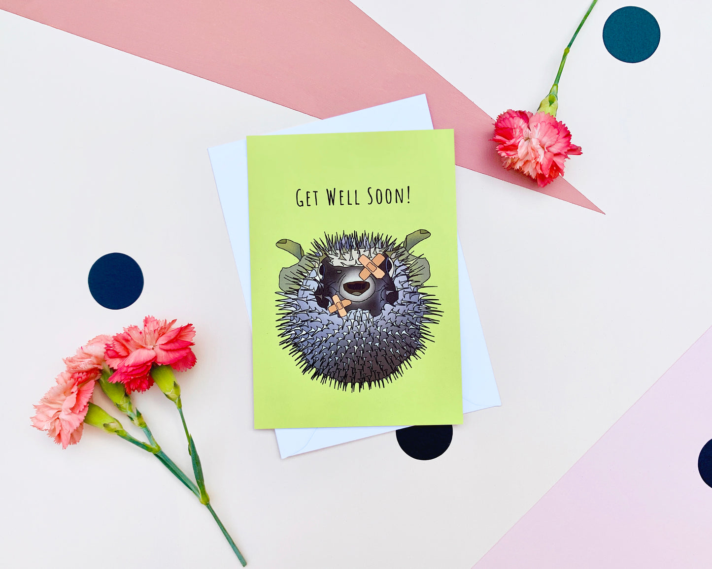 Pufferfish Get Well Soon Card