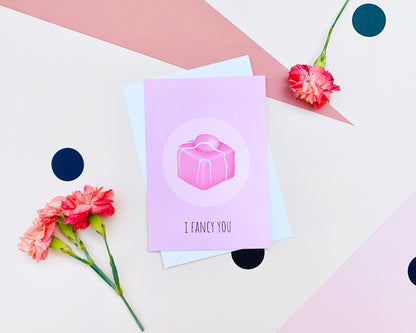 I Fancy You Valentines Day Cake Card