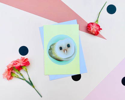Blank Owl Card