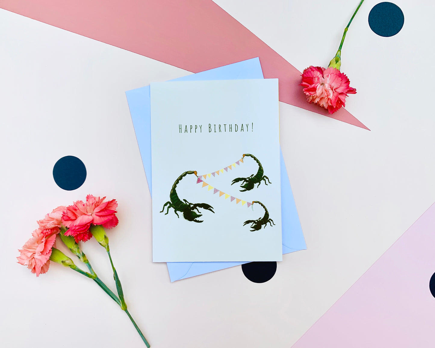 Scorpion Happy Birthday Card