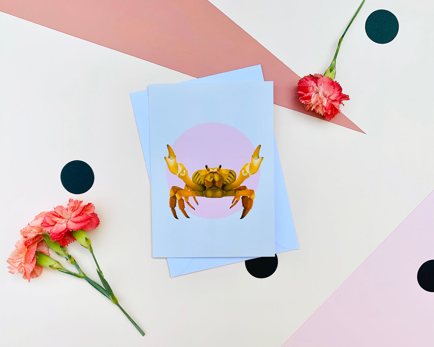 Blank Crab Celebration Card