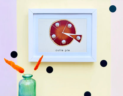 SECONDS (less than perfect) - Cutie Pie A5 Unframed Print